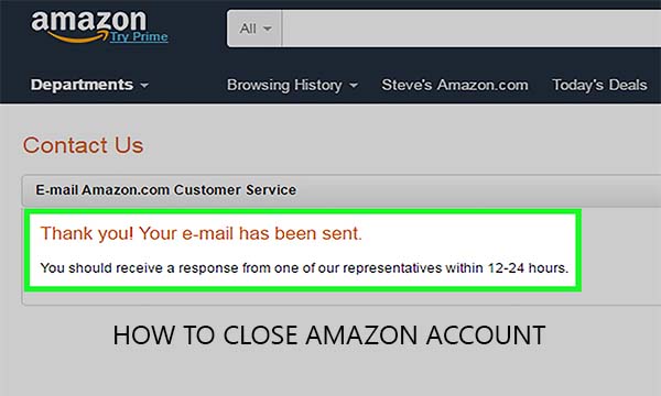 How to Close Amazon Account