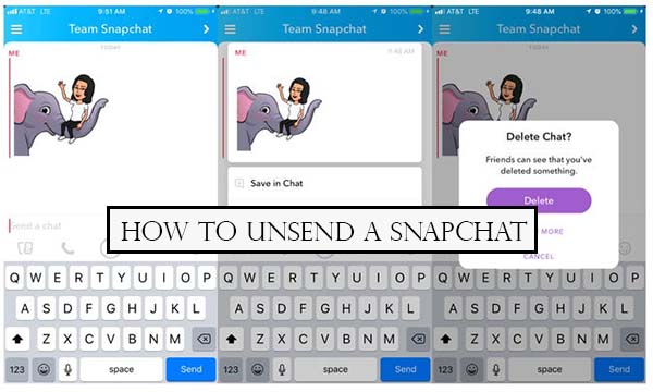 How to Unsend a Snapchat