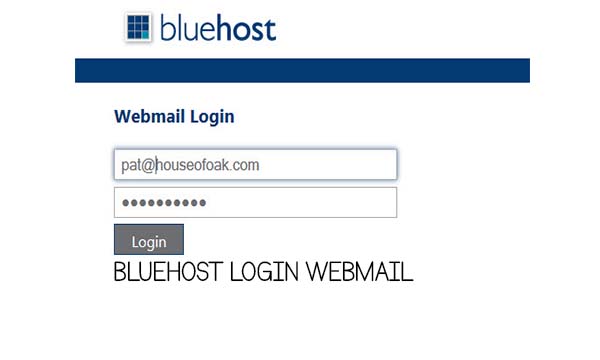 Bluehost Login Webmail