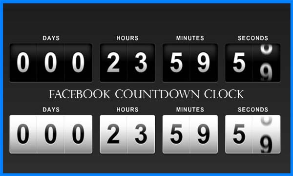 Facebook Countdown Clock