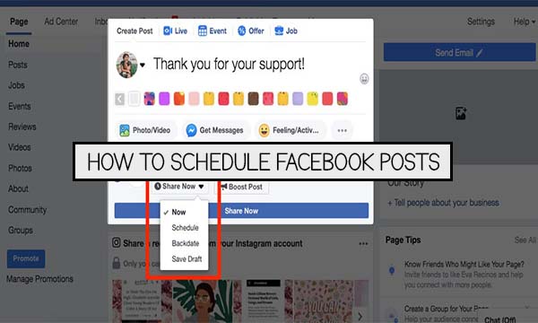 How to Schedule Facebook Posts