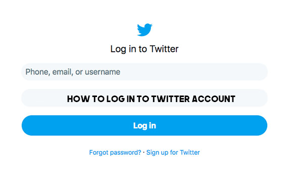 How to Log in to Twitter Account
