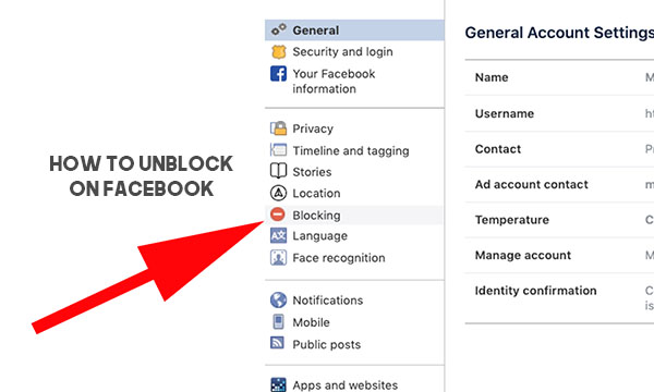 How to Unblock on Facebook