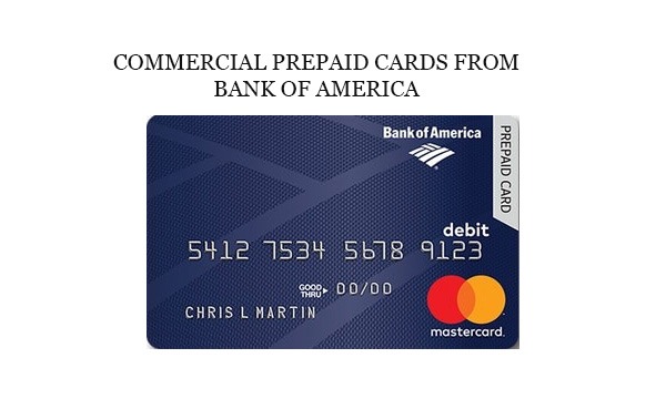 Commercial Prepaid Cards From Bank of America