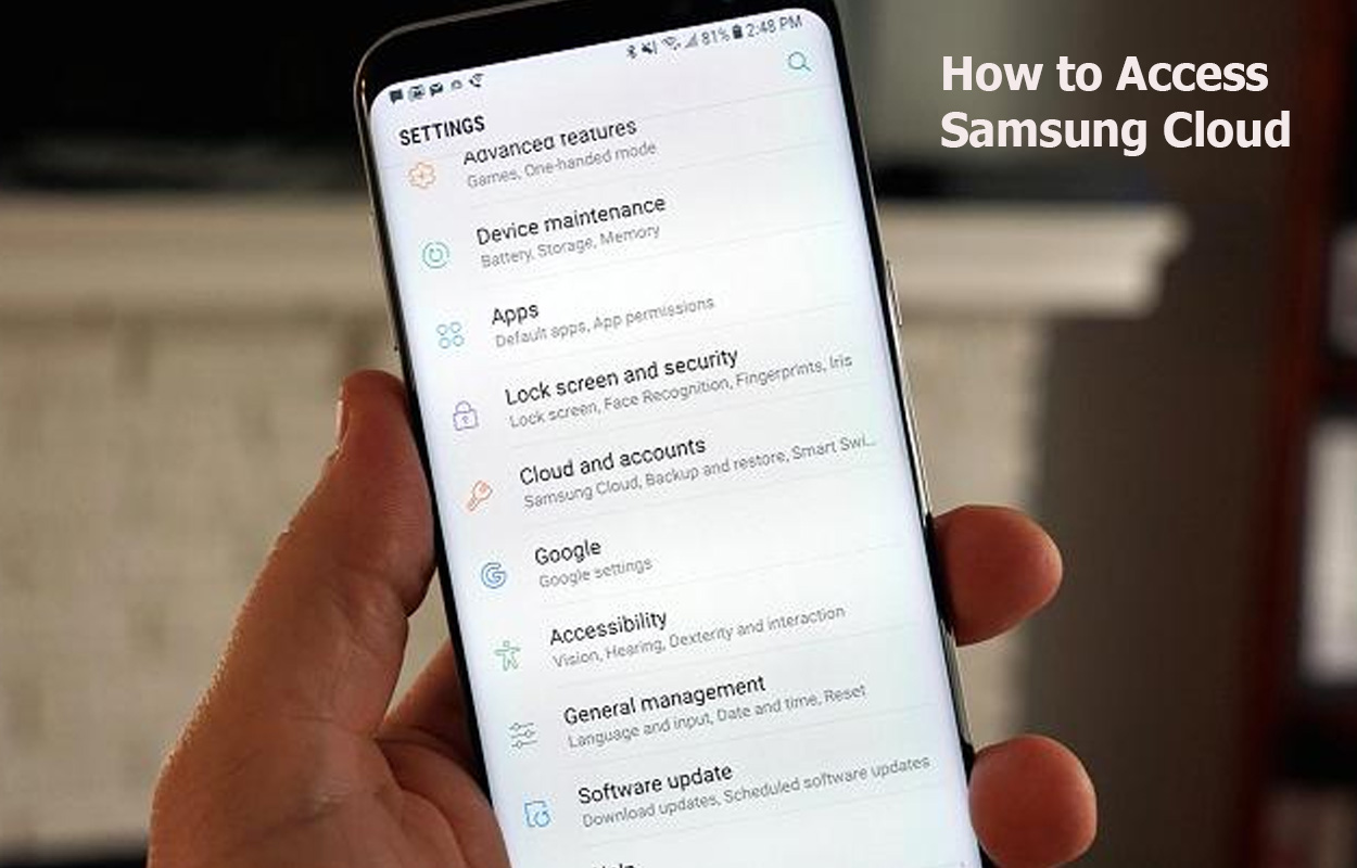 How to Access Samsung Cloud