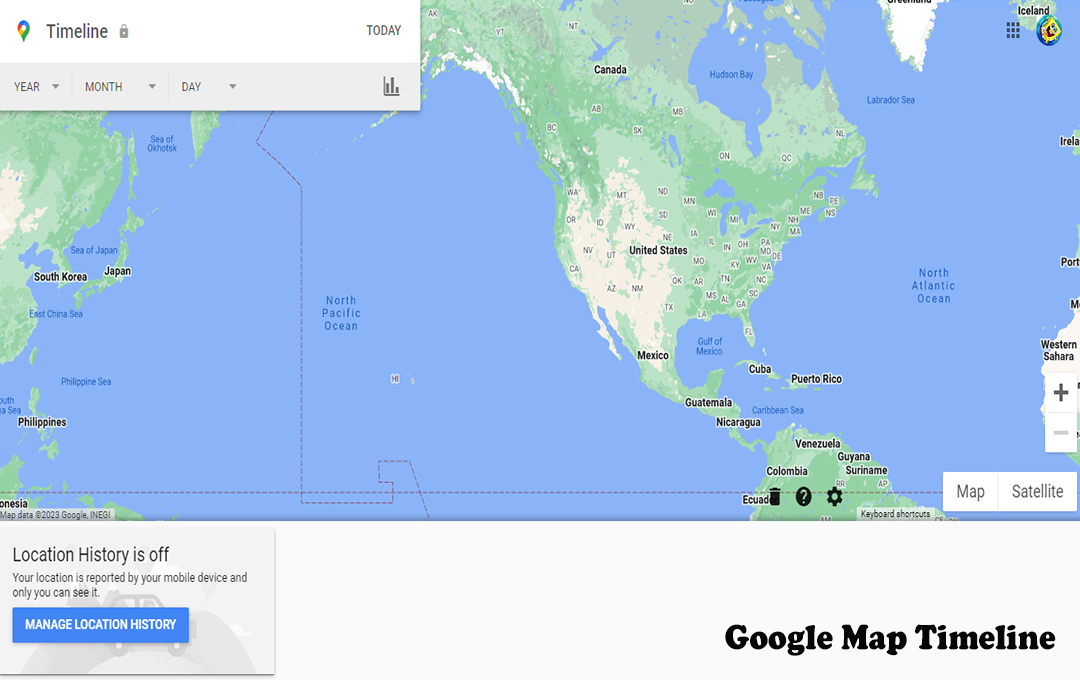 Google Map Timeline