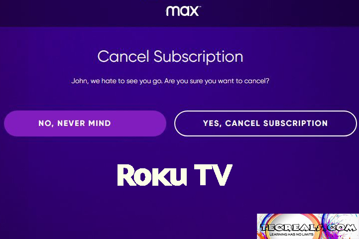 How to Cancel Max on Roku