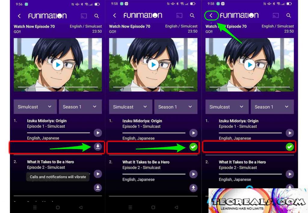 How to Download Episodes on Funimation
