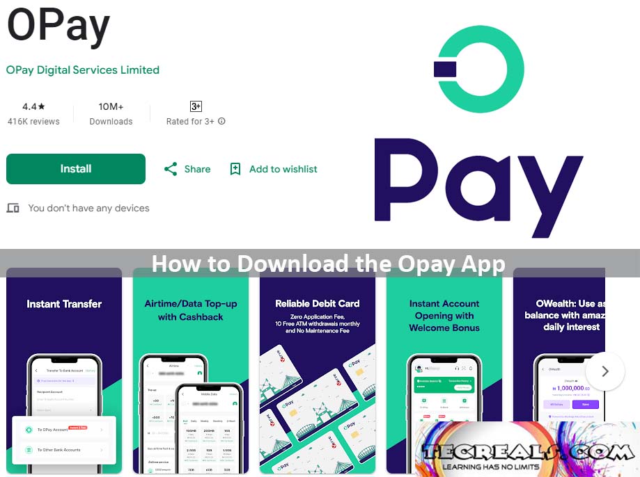 How to Download the Opay App