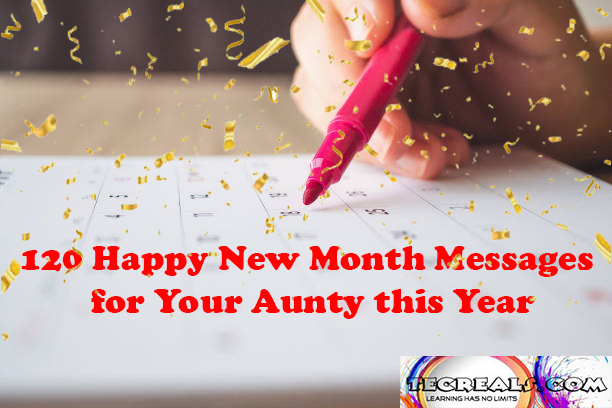 120 Happy New Month Messages for Your Aunty this Year