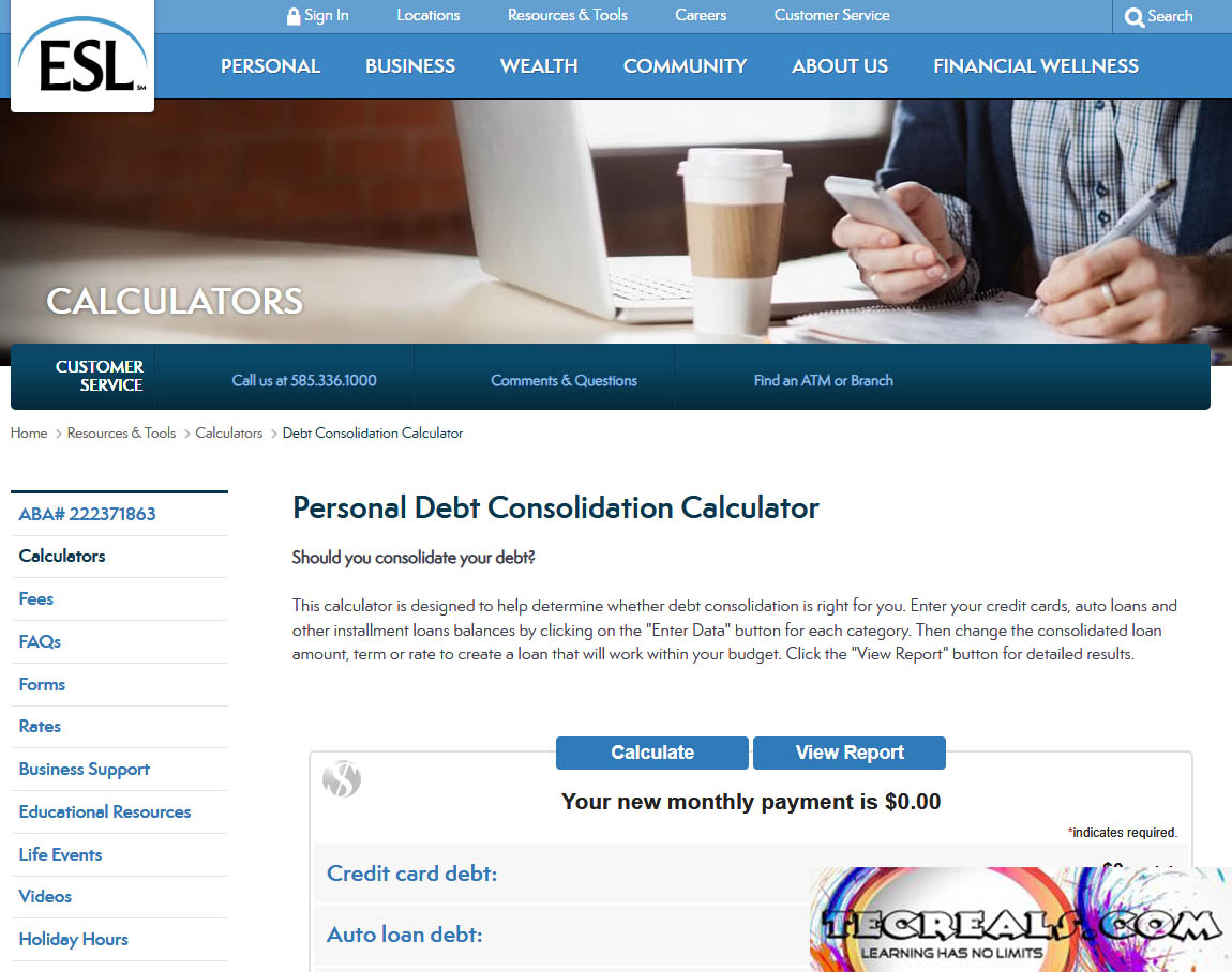 ESL Debt Consolidation Loan: What is ESL Federal Credit Union?