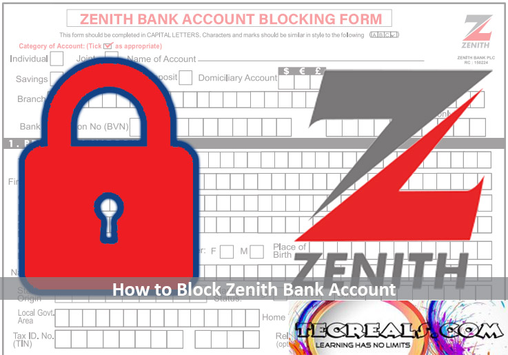 How to Block Zenith Bank Account