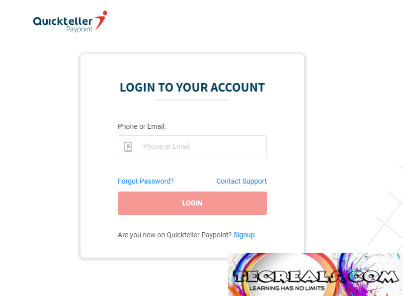 How to Login to Your Quickteller Account Via the Website or App