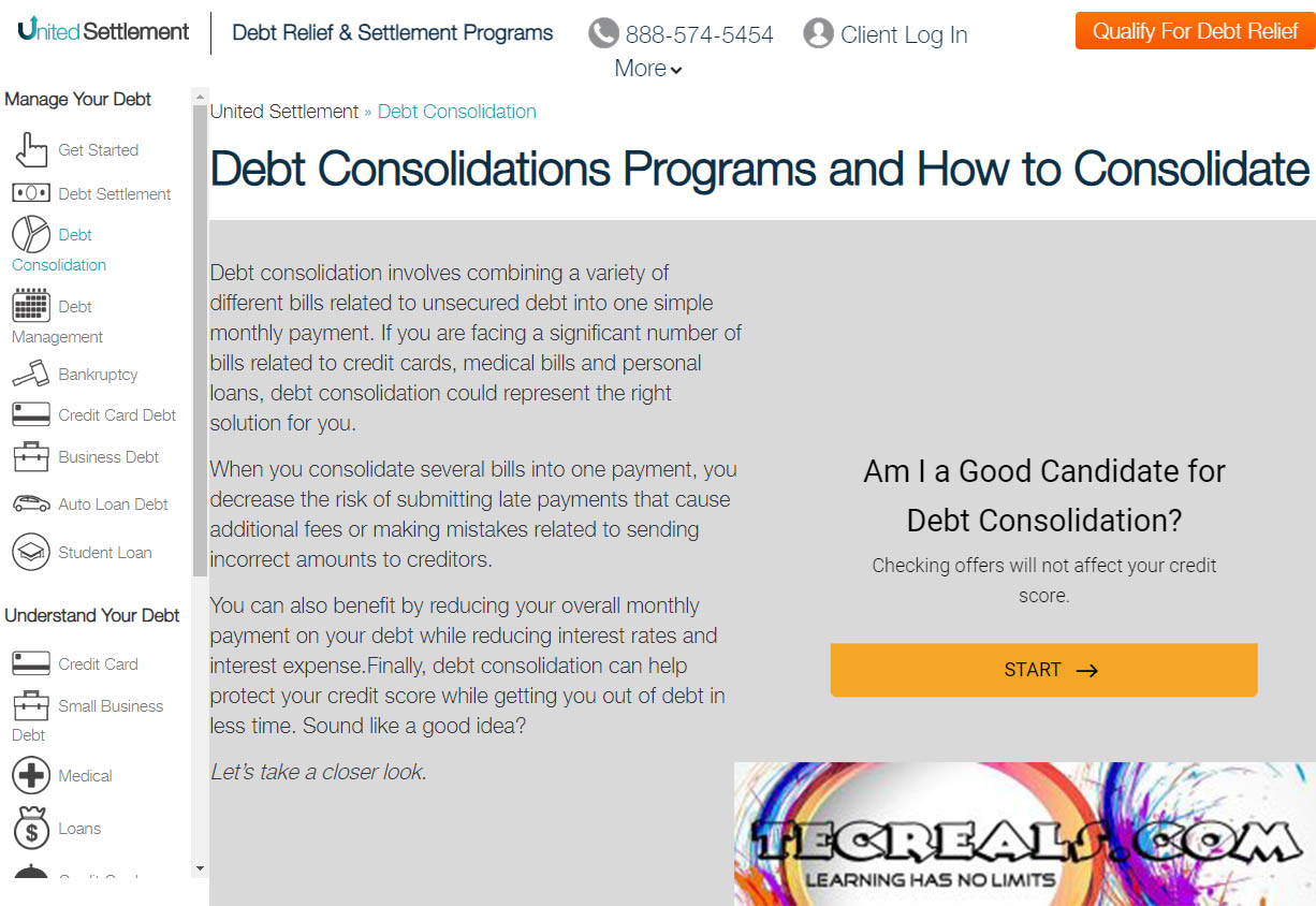 United Debt Consolidation: How to Apply for United Debt Consolidation